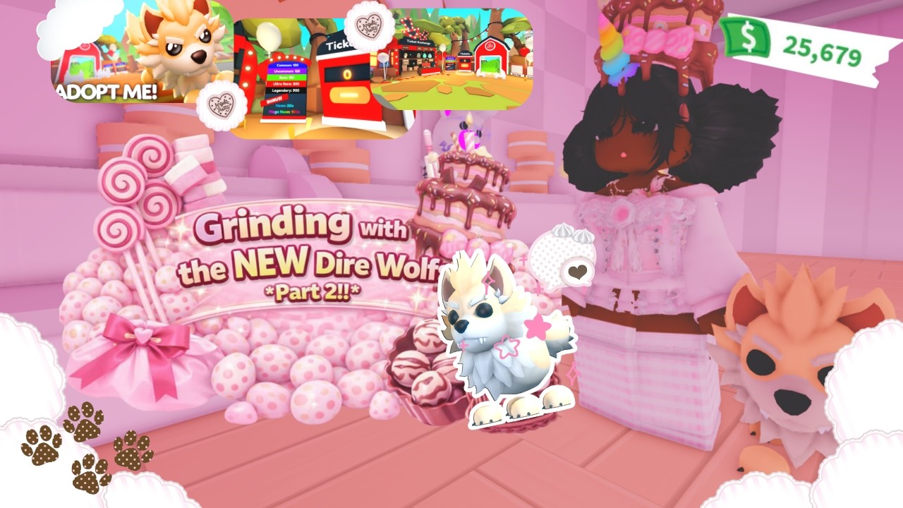 ★Grinding the NEW Dire Wolf!! *Part 2!!* ᯓ★