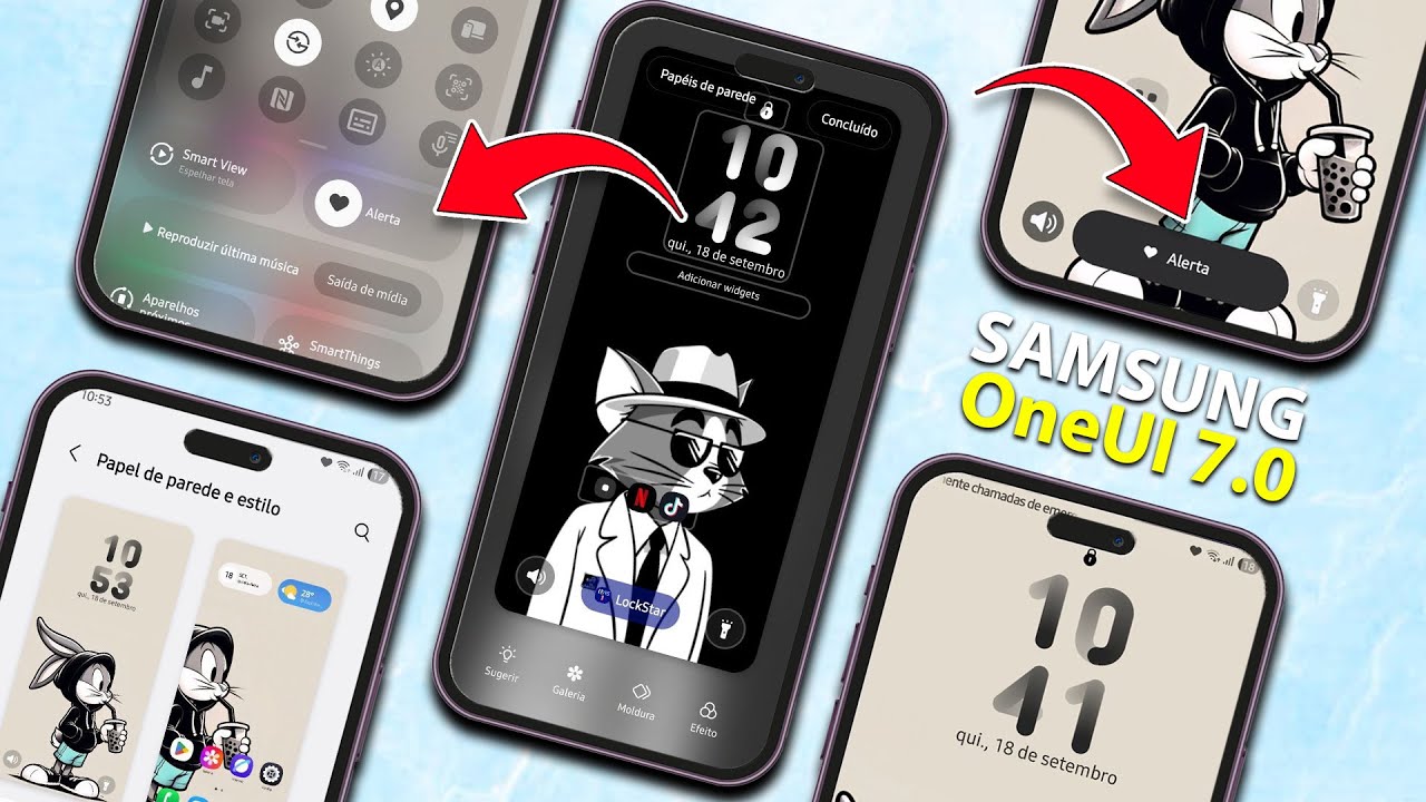 Samsung HUMILHA geral com ESSA FUNÇÃO | Temas e Personalização