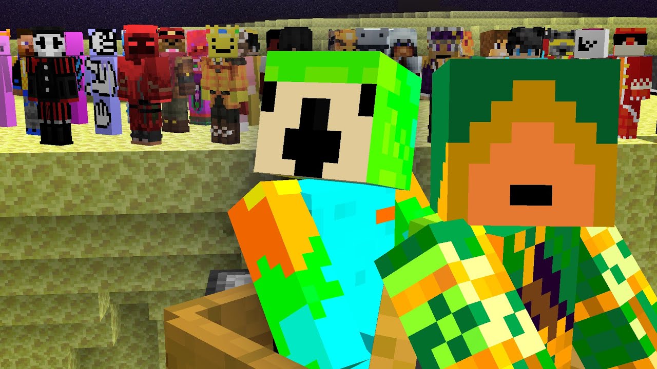 Saving this Minecraft Player from an Entire Army