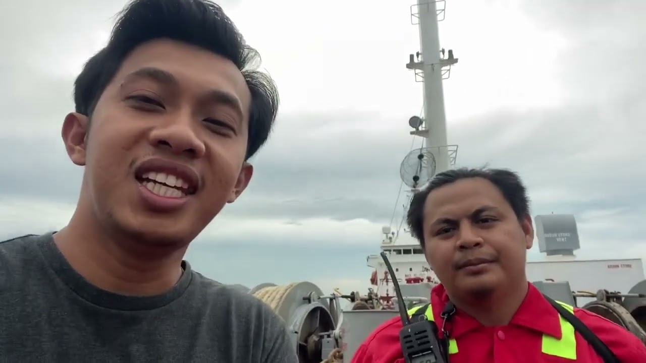 Tugas AB Jaga Di Kapal Tanker Chimikal II Full Muatan dan Posisi Kapal Sedang Berlabuh Jangkar