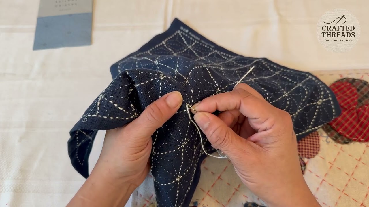 Sashiko Sampler. Now this is SLOW stitching done my way!