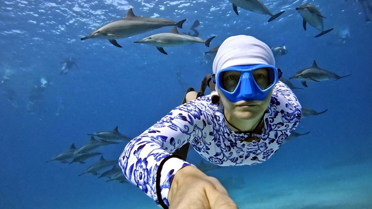 43. Freediving in Egypt: Swimming with Dolphins, Sataya Dolphin Reef May 2025