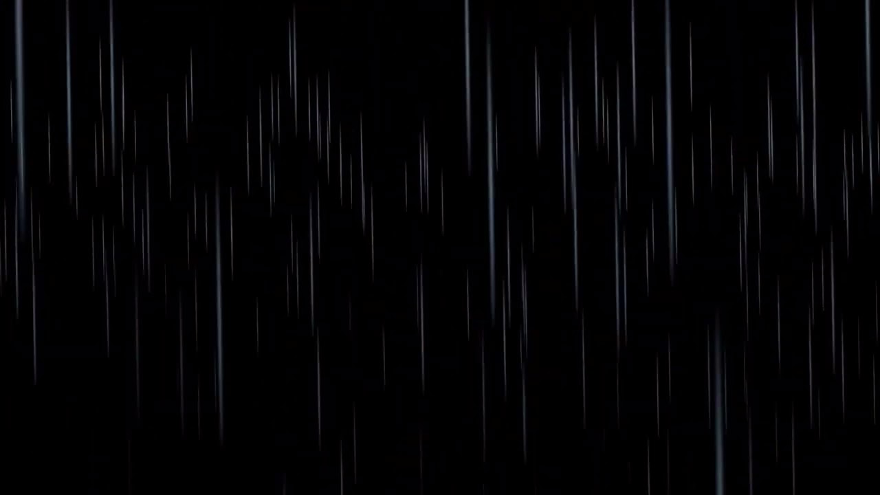 Black Screen | Rain & Thunder Sleep Sounds