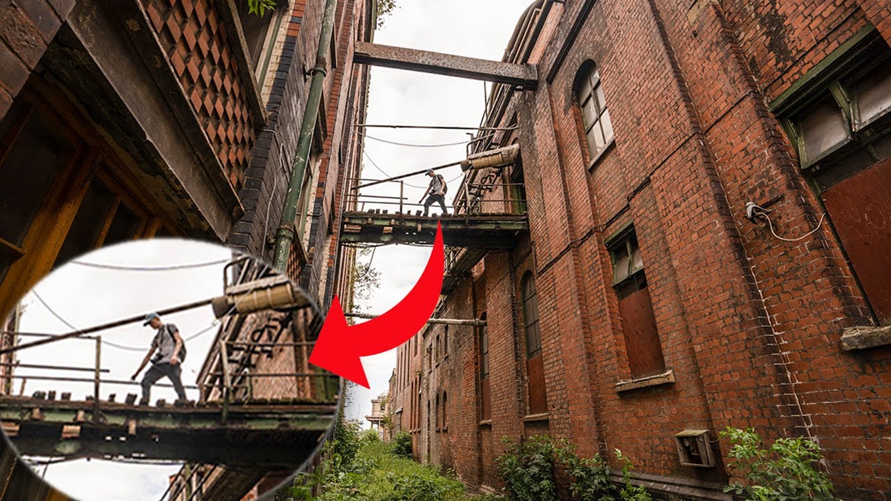 Abandoned Grimsby Ice Factory: Crossing Collapsing Bridge