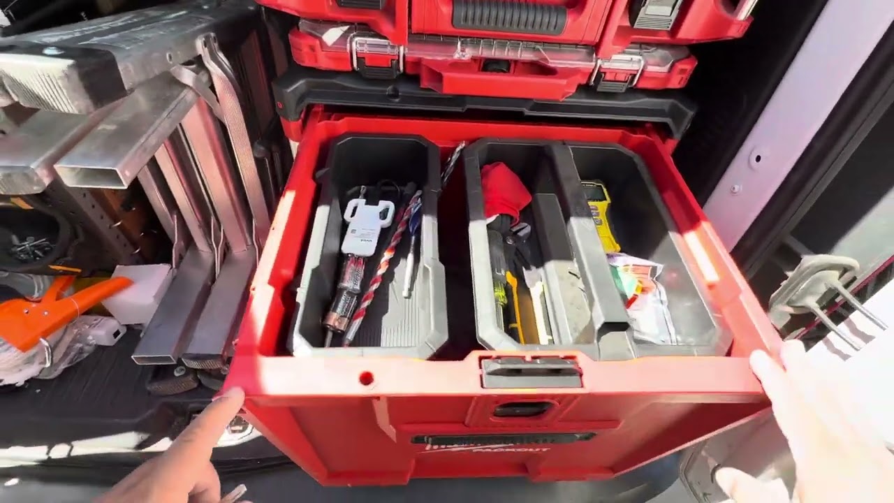 Milwaukee Packout Rolling Drawer #packout #milwaukee #rollingdrawer