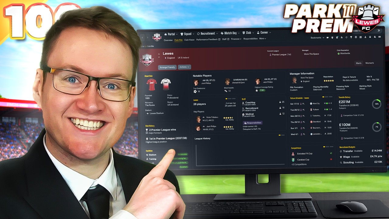 Trying out A NEW FM26 Skin! | FM26 Park to Prem EP106