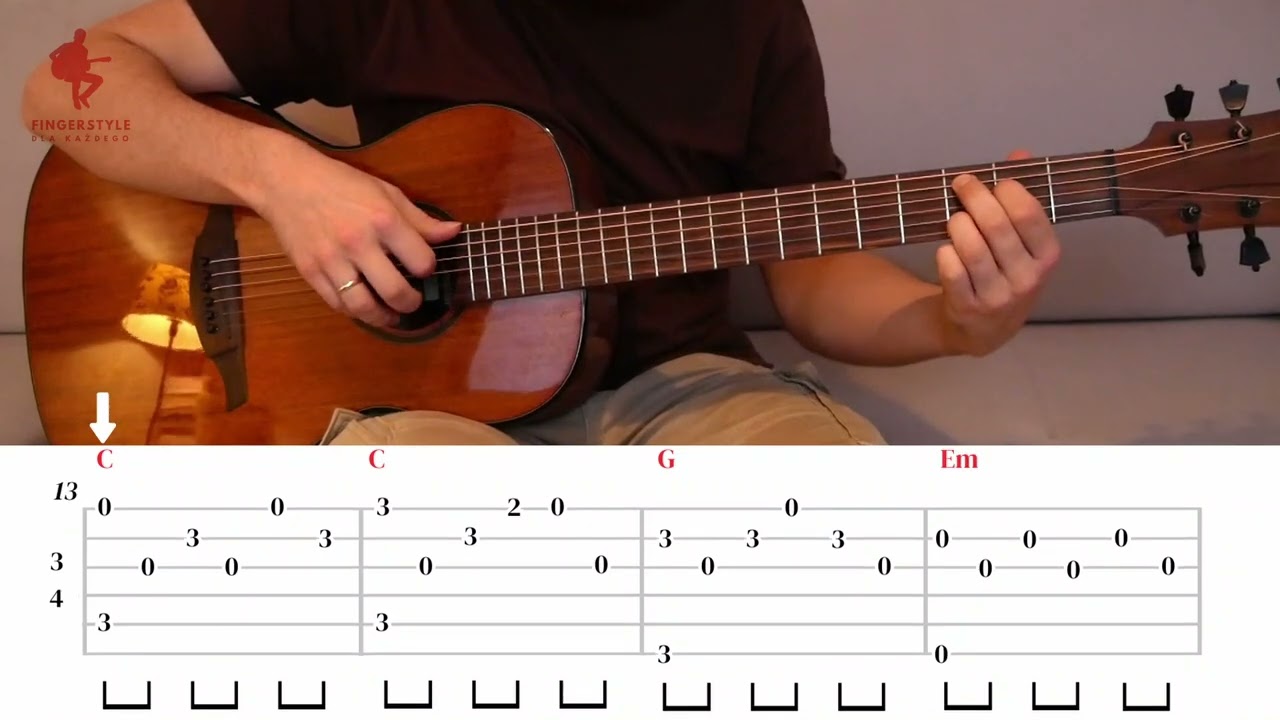 Cicha Noc (fingerstyle) + TAB