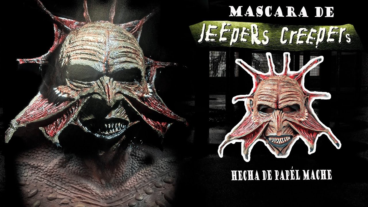 Tutorial Mascara De Jeepers Creepers | Hecho De Papel Maché #thedemon #mask #jeeperscreepers