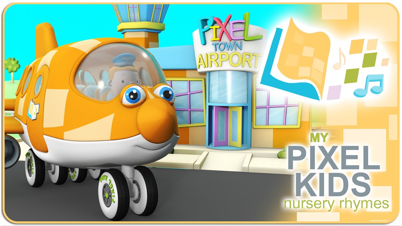 Wheels on the Plane ✈️ Nursery Rhymes and Kids Song