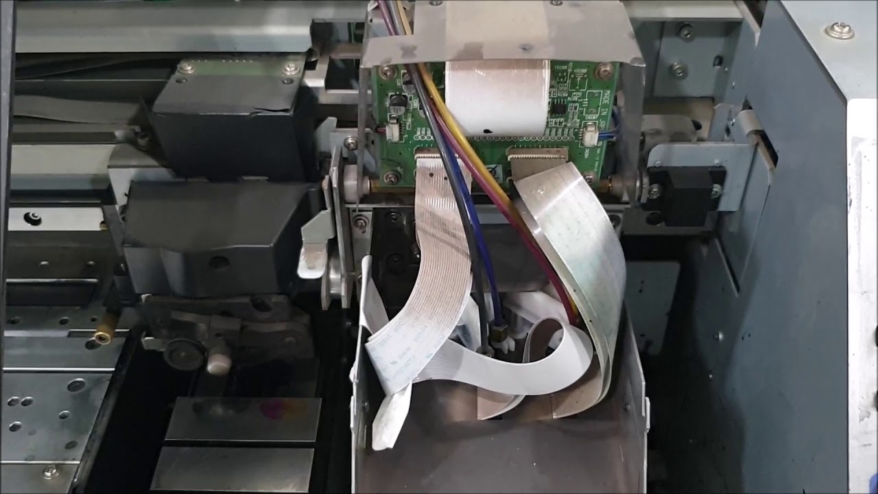 Замена демпфера ROLAND SP-540v, DX-4/ Damper replacement Roland DX-4