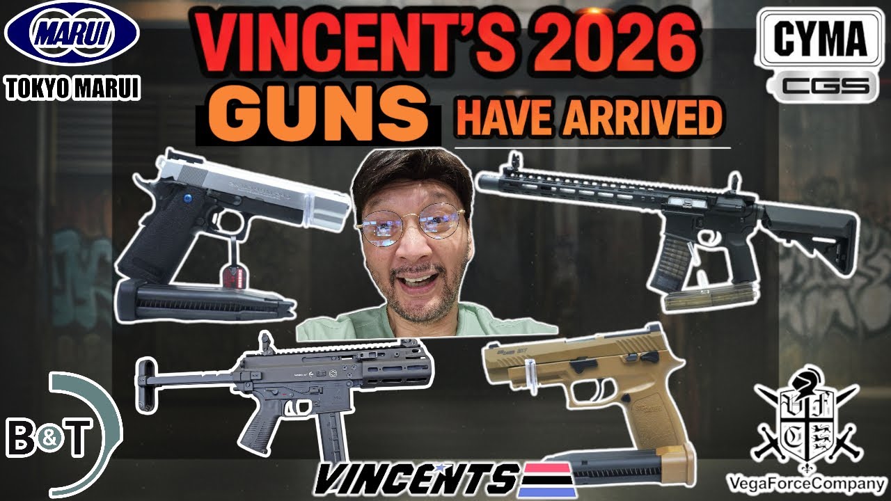 Vincent's 2026 Guns Have Arrived #besthobbies #airsoft #coolsport
