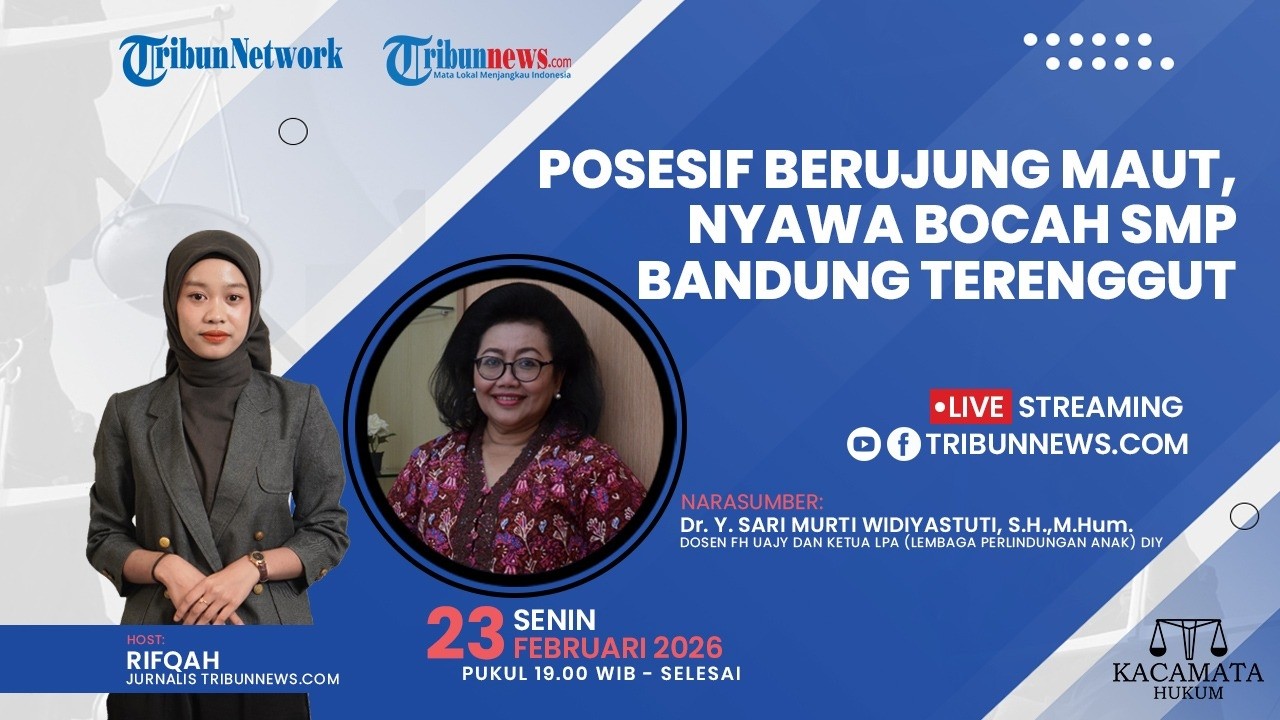 🔴KACAMATA HUKUM: Posesif Berujung Maut, Nyawa Bocah SMP Bandung Terenggut
