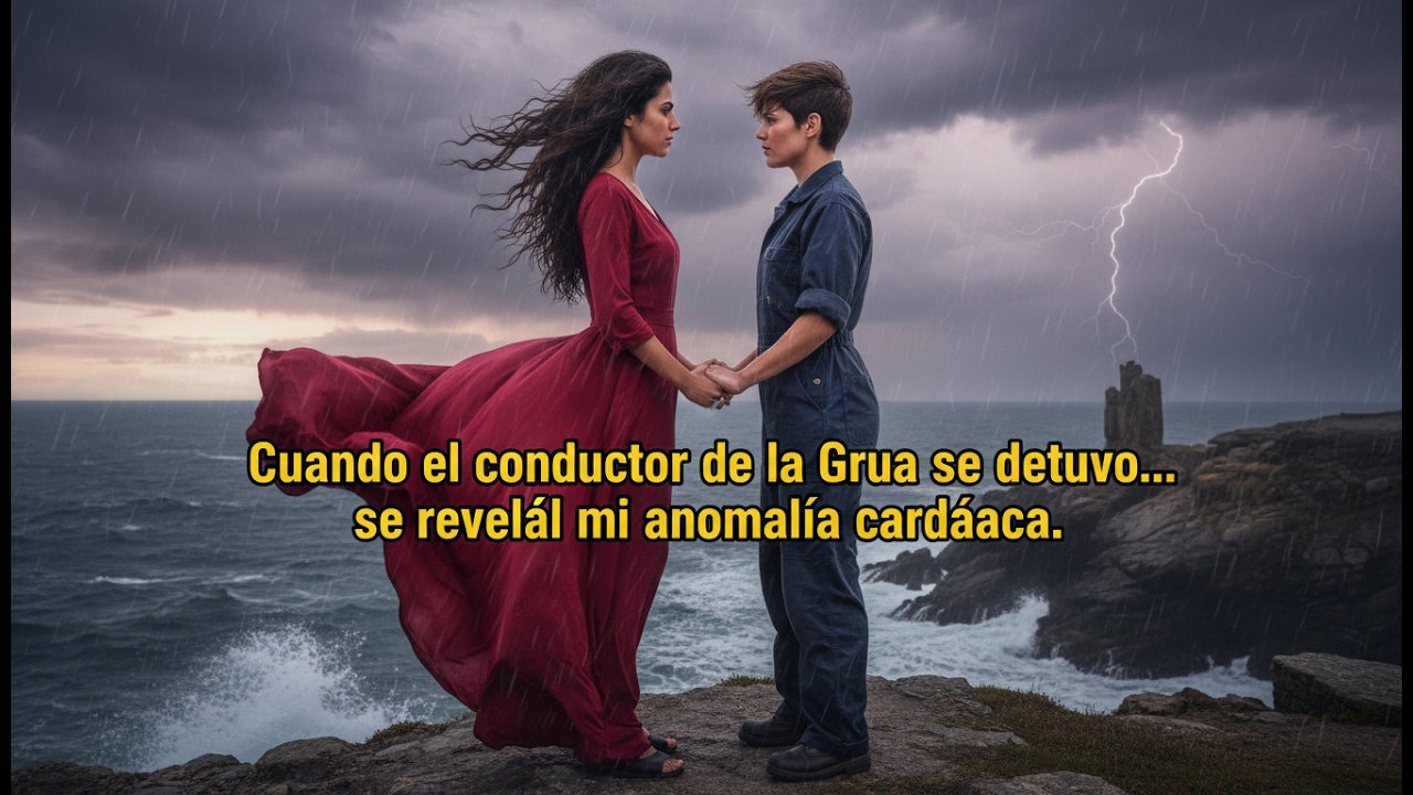 Cuando el conductor de la Grua se detuvo... se reveló mi anomalía cardíaca.