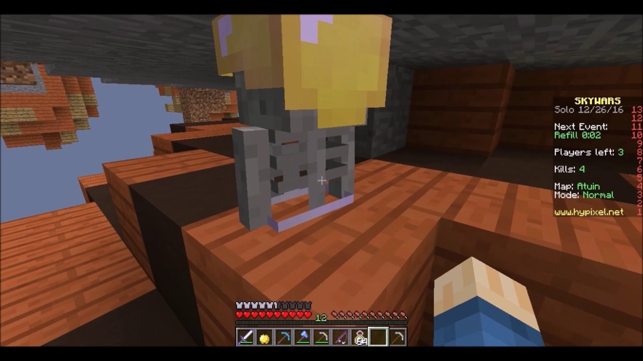 Skeleton Glitch on Skywars