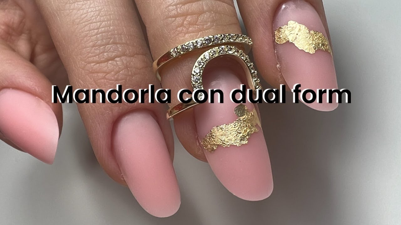 MANDORLA CON DUAL FORM 😍 | GET NAILS GEL GELLATY PEACHES E DUAL FORM|CODICE SCONTO|Makolina95|