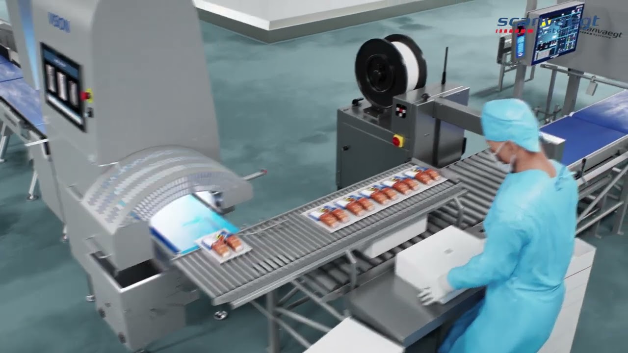 Scanvaegt Salmon Portioning and Packing Line