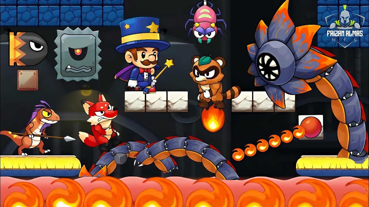 Barry World Adventure (Part 14) 🧙‍♂️ Magician Skin vs Boss Fight 💥 Gameplay WFG