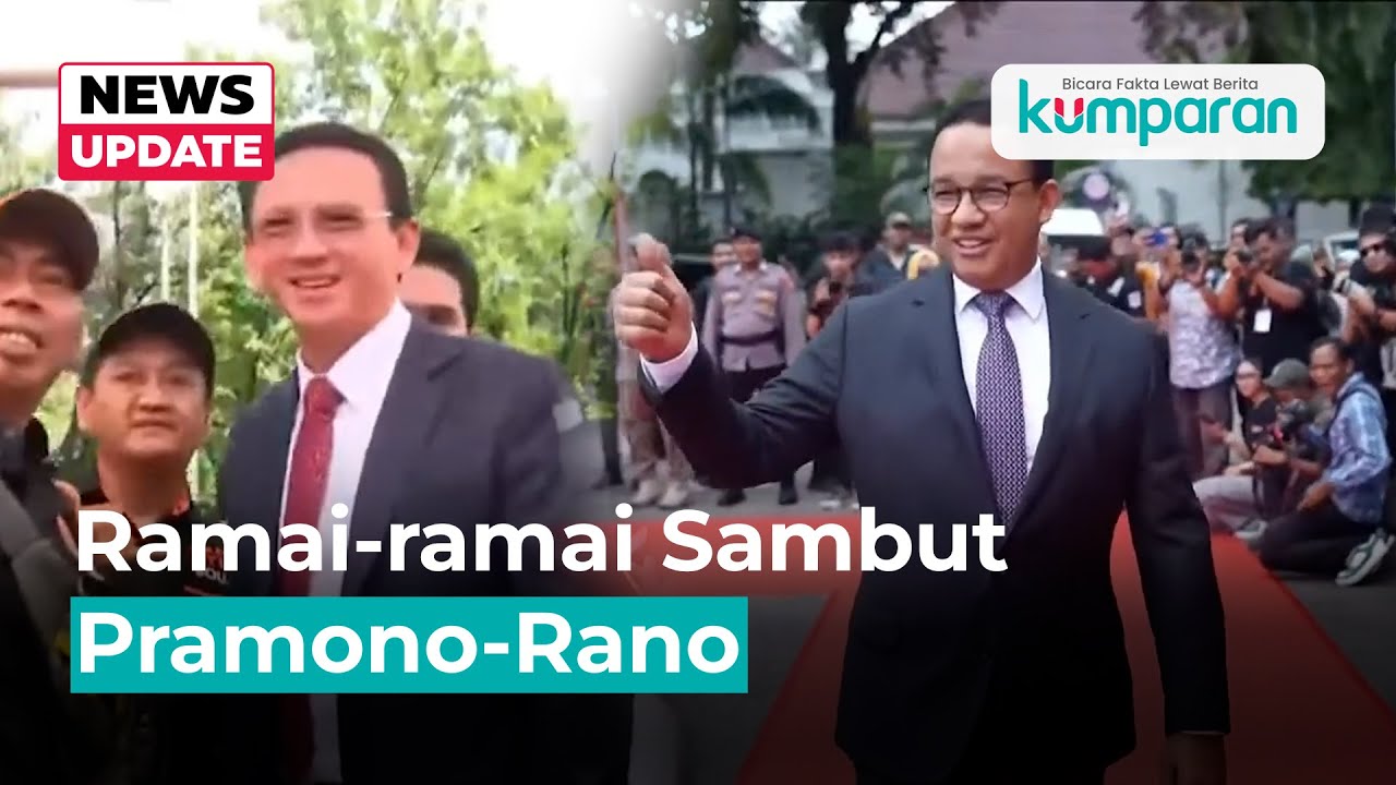 Ada Ahok hingga Anies Hadiri Penyambutan Gubernur-Wagub Jakarta Pramono-Rano