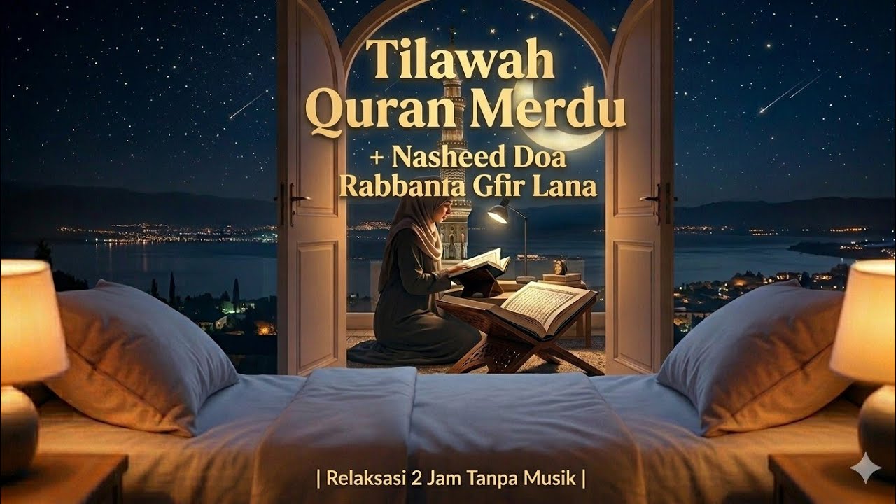 🎵 Tilawah Quran Merdu + Nasheed Doa Rabbana Gfir Lana | Relaksasi 2 Jam Tanpa Musik