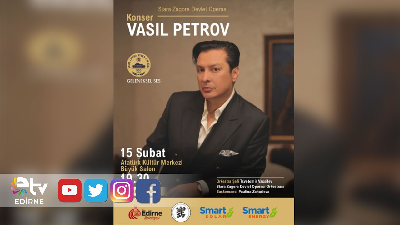 EDİRNE’DE CAZ VE NOSTALJİ RÜZGARI VASİL PETROV AKM SAHNESİ’NDE!