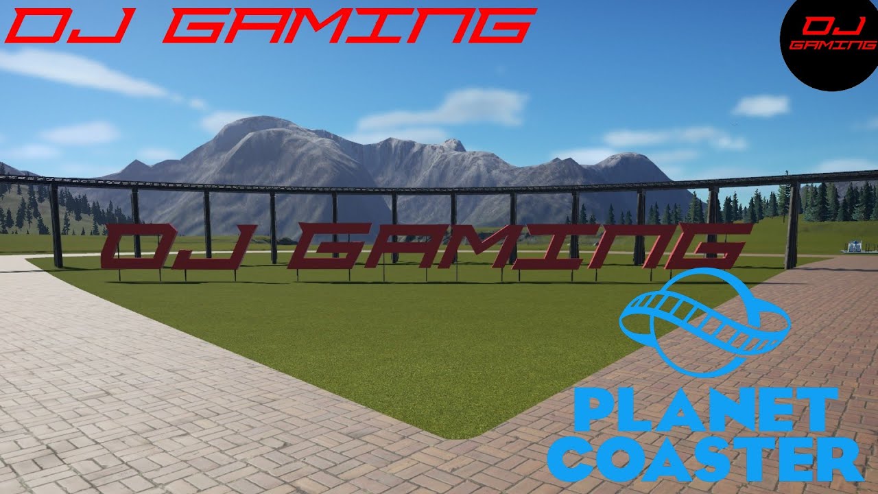 Planet Coaster: Channel art speedbuild (on workshop)