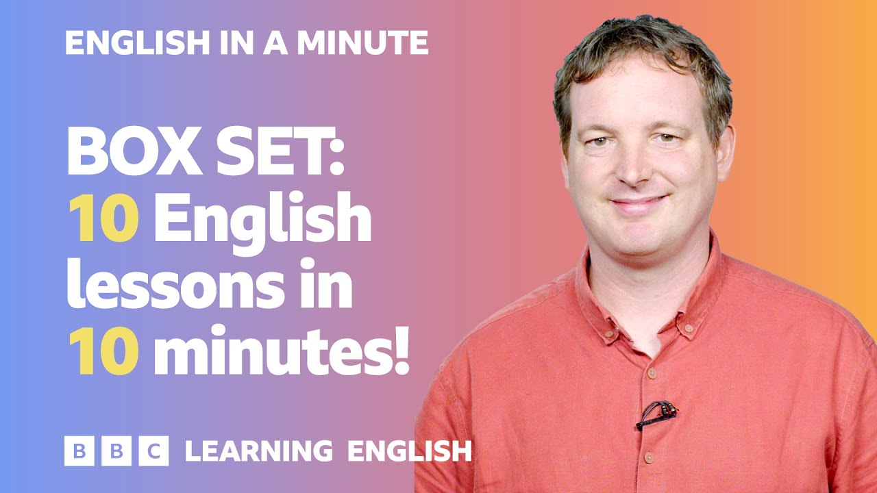 BOX SET: English In A Minute 21 – TEN English lessons in 10 minutes!