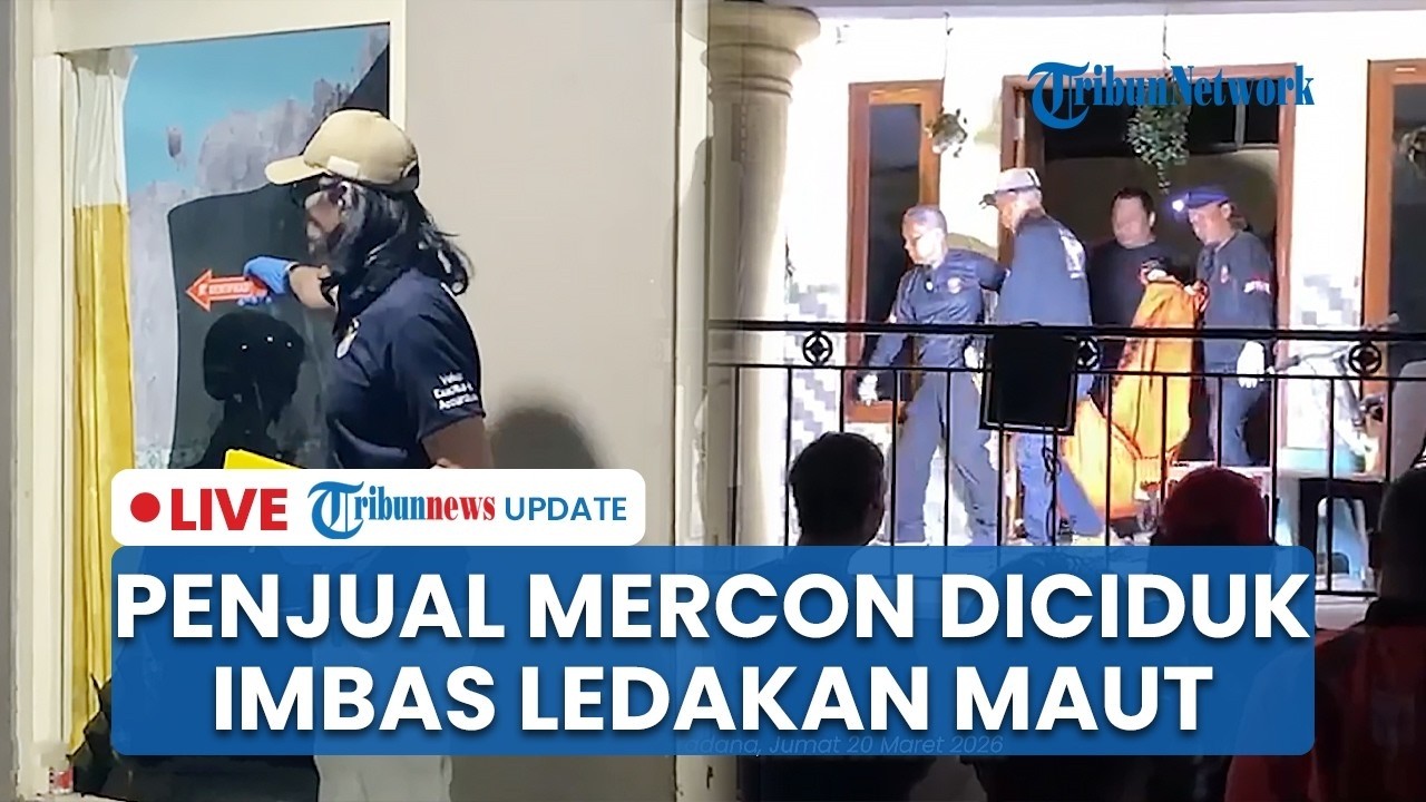 🔴LIVE: Polisi Ringkus Penjual Bahan Mercon Online Terkait Ledakan Maut di Semarang