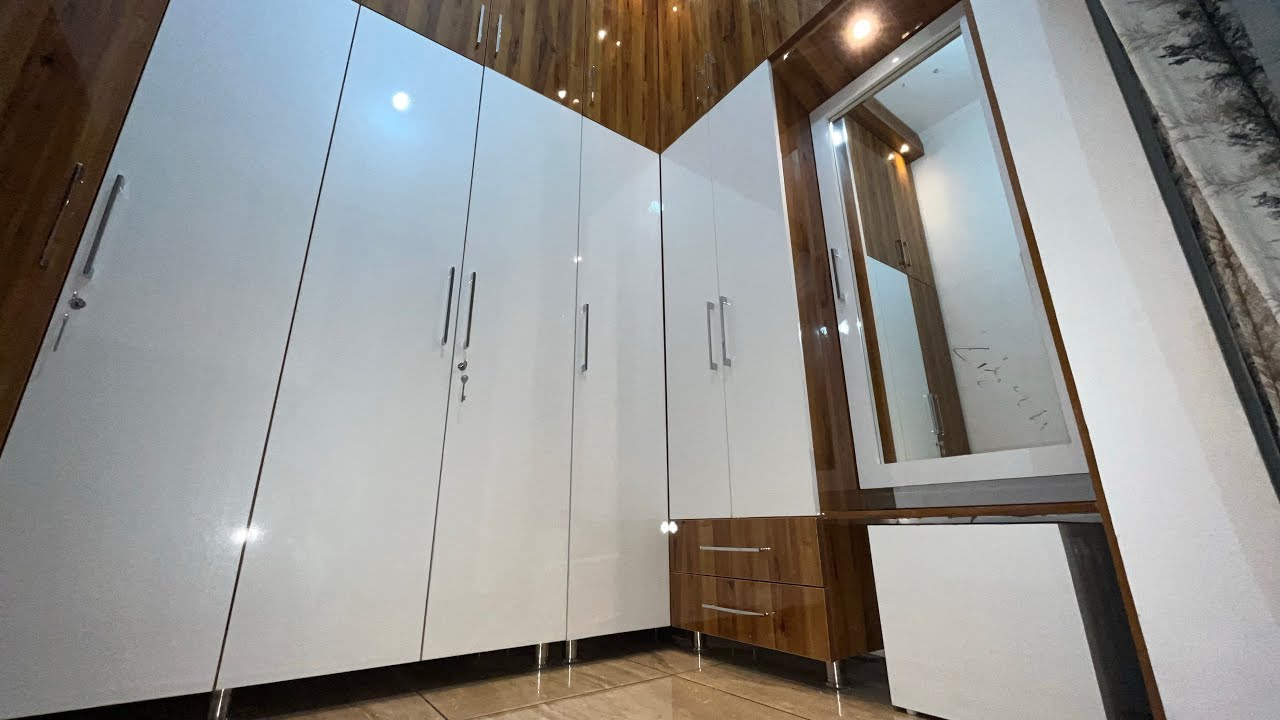 2023 L shape  simple and best wardrobe/almirah अलमीरा बनाने मे कितना खर्चा आता है!   #wardrobedesign