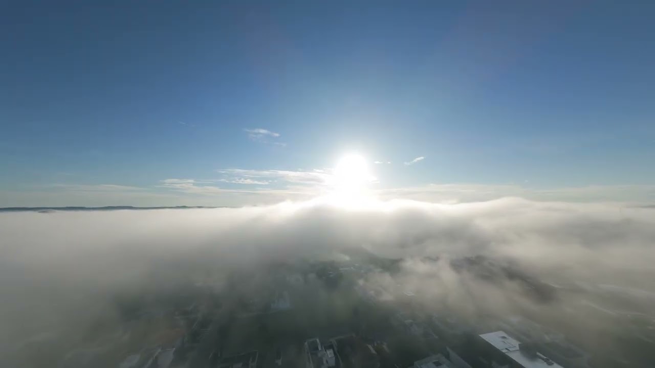 DJI AVATA 2 VOO MATINAL NEVOAS