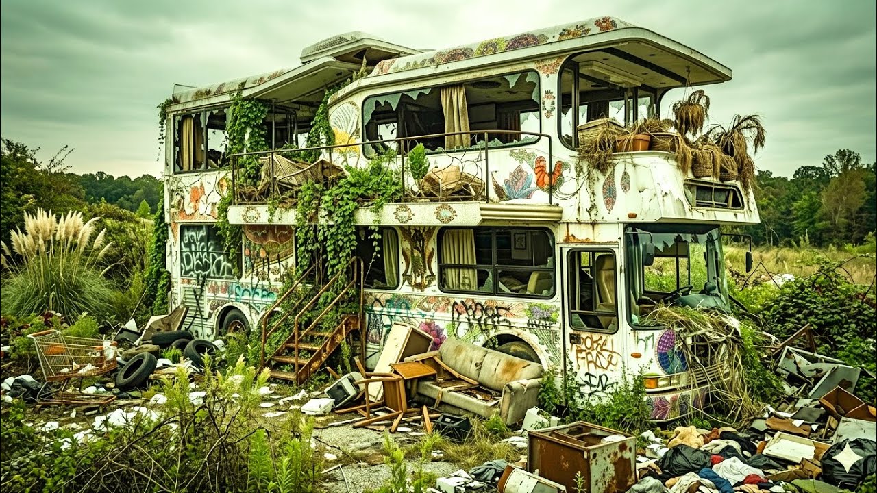 100 Year Old Bus Turned into a Luxury Home | Amazing Transformation
