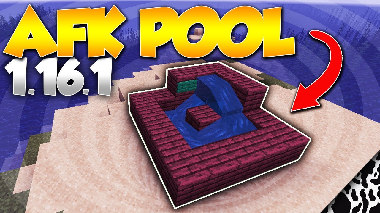Minecraft AFK Pool Tutorial 1.16.1 (2020) WORKING!