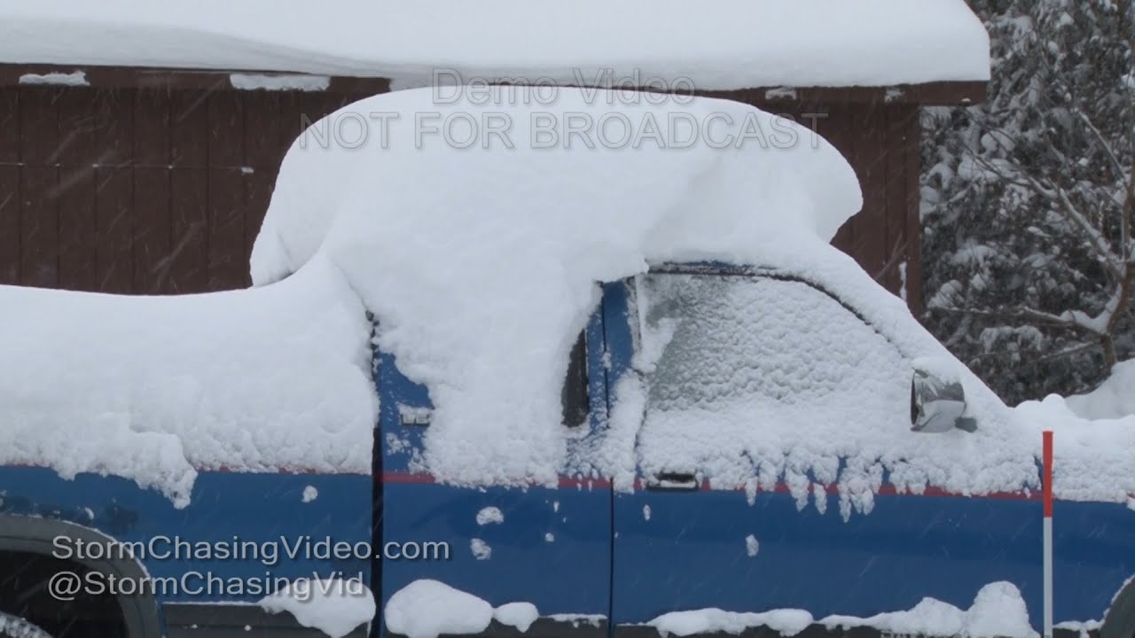 Lowville, NY Incredible Snow Footage - 1/12/2016