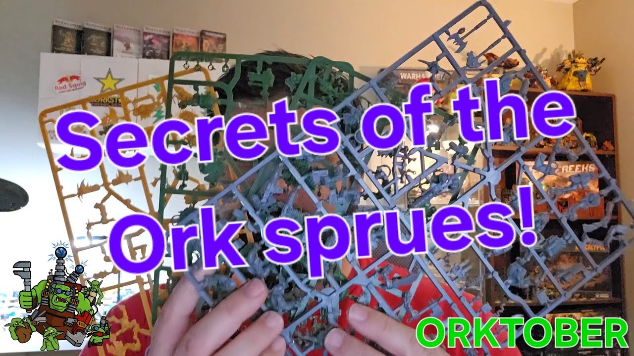 Secrets of the Warhammer 40K Ork Boyz sprues! Old, new, Lootas, Burnas, Warnikers, and more!