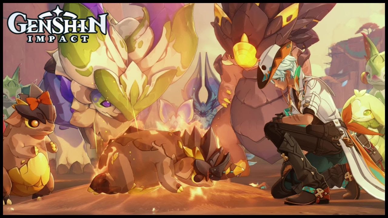 Ifa & Antu Save Milray Little Saurian Cutscene Animation Genshin Impact Tournament of Glory in Bloom
