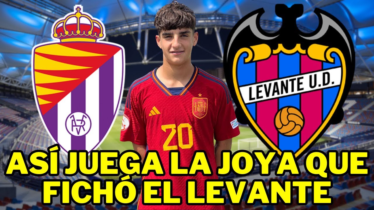 ⚽ ASÍ JUEGA VICTOR FERNÁNDEZ JR LA JOYA QUE EL LEVANTE ACABA DE FICHAR DESDE EL VALLADOLID 💙❤️