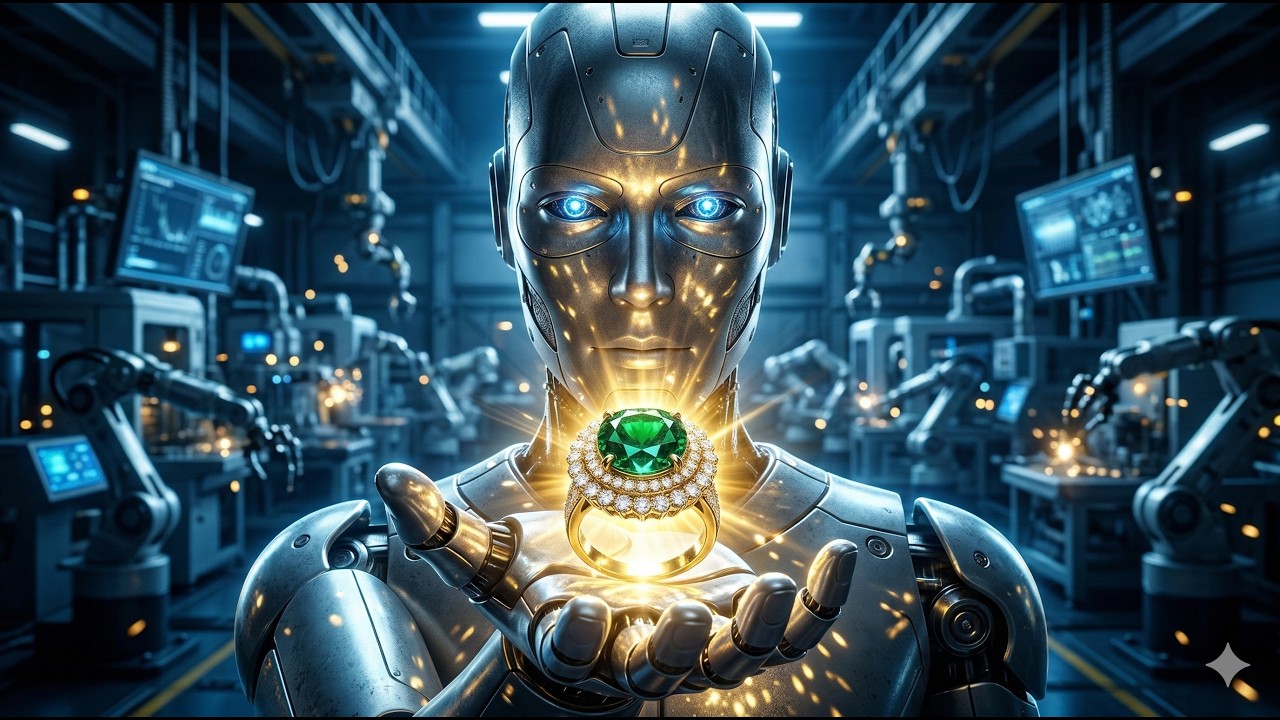 O Futuro da Joalheria Já Começou: Robôs Humanoides Criam Joias de Milhões