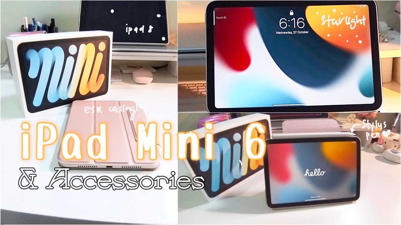 iPad Mini 6 Unboxing, Accessories and Apple Pencil Alternative Included