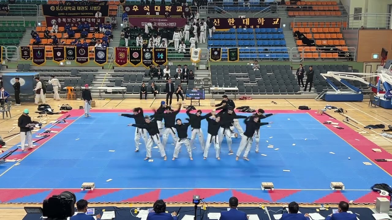 제51회 전국대학태권도 개인선수권대회 태권경연 부문 가천대학교 태권도 시범단