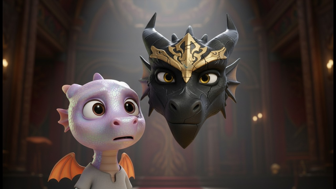 The Dragon Behind the Mask 💛🐉 | A Gentle Story About Being Yourself