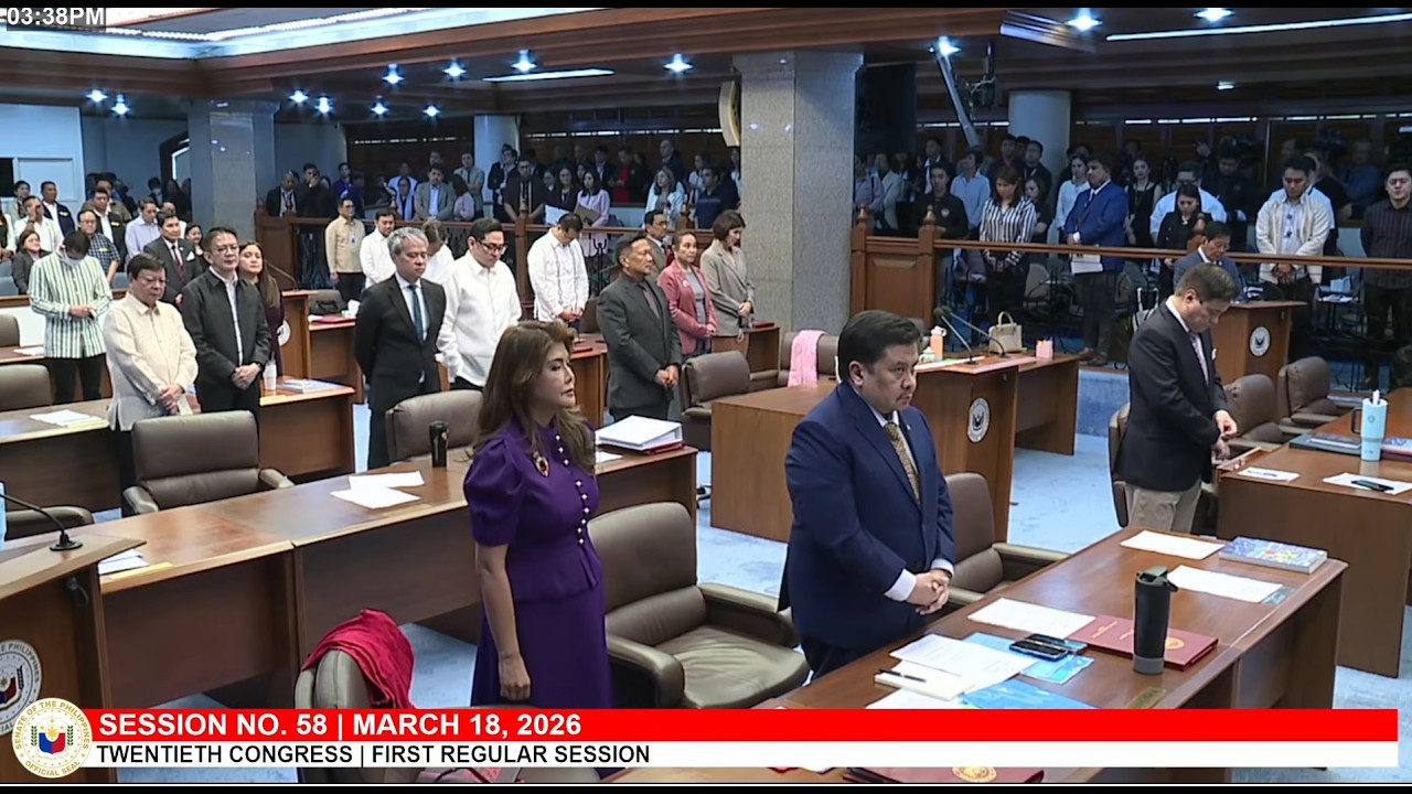 LIVE: Senate Plenary Session No. 58 (March 18, 2026)