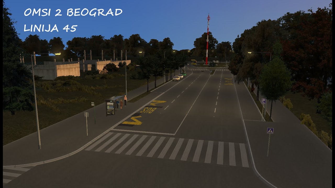 OMSI 2 I Beograd I Linija 45 Zemun /Novi Grad/ - NBG Blok 44 I Ikarbus IK-103 (2006)