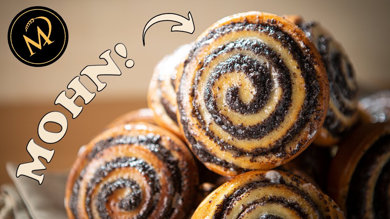 Köstliche Mohnschnecken mit Hefeteig - Rezept zum Selbermachen