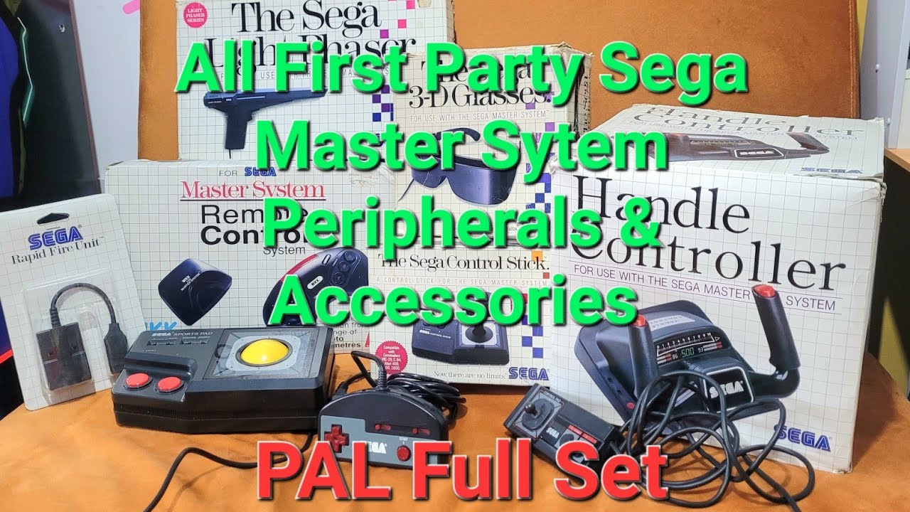 All Sega Master System First Party Accessories & Peripherals