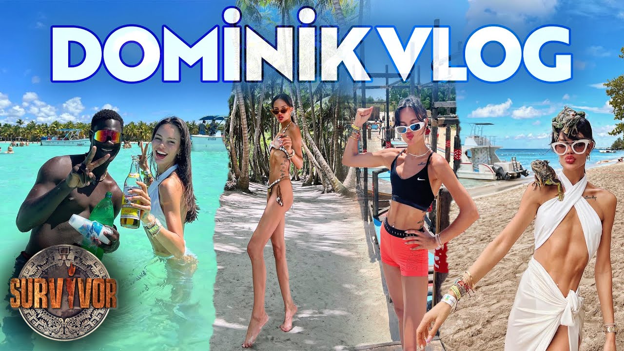 DOMİNİK'de SURVİVOR PARKURLARINDA YARIŞTIM! - Vlog 102