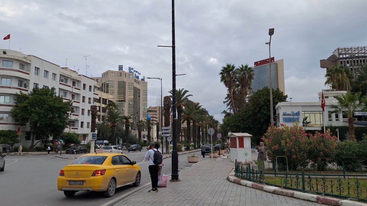 تونس العاصمة أجواء شتوية | Winter Atmosphere in Tunis, Tunisia 🇹🇳