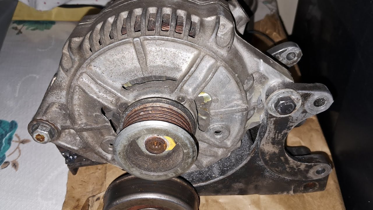 Troca  dos Rolamentos  do alternador  vectra  colocando Rolamento de qualidade