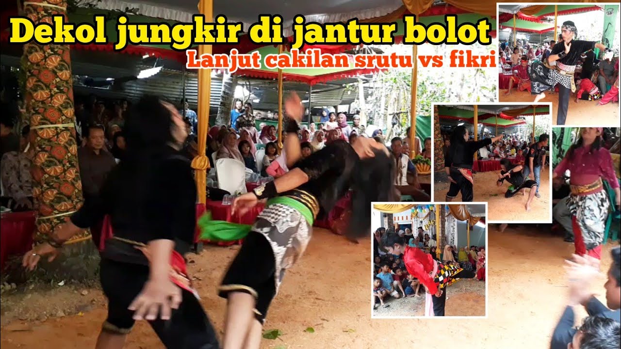 Dekol jungkir balik di jantur bolot//lanjut cakilan terbaik ebeg Sekar Budoyo Group//sidomulyo
