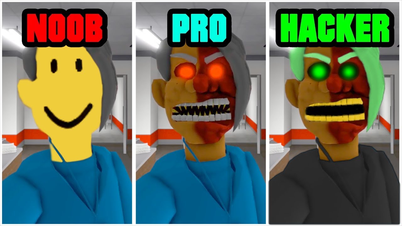 Toby's HOSPITAL JUMPSCARES NOOB vs PRO vs HACKER