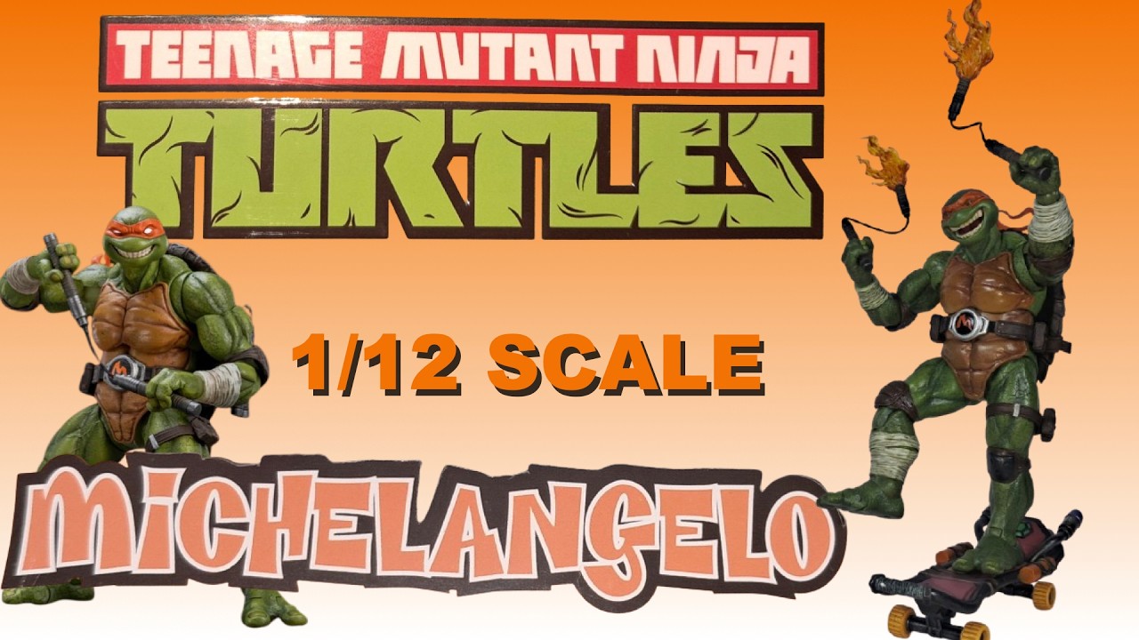 1/12 SCALE TMNT MICHELANGELO-LING JIHUN/METY TOYZ FIGURE