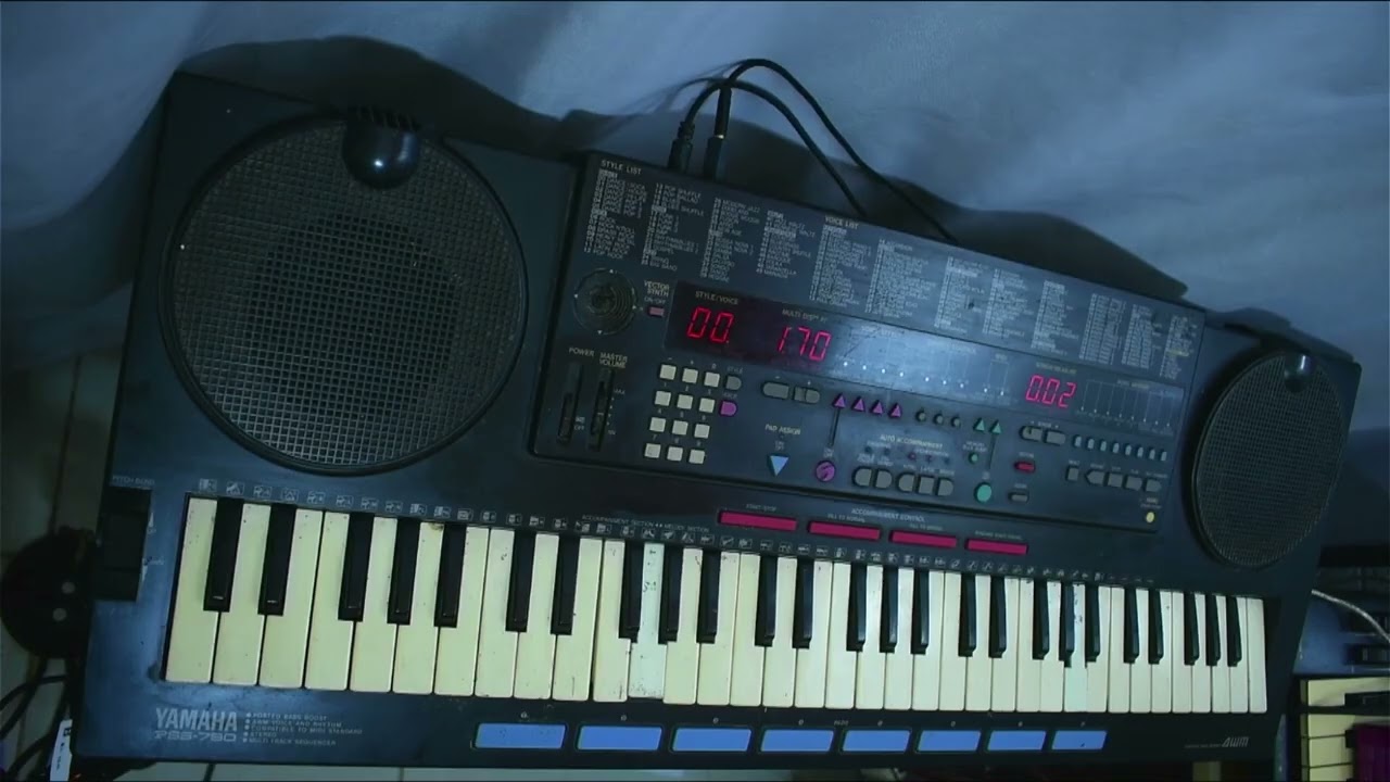 HD Sound Demo Yamaha PSS 790 Japan Portasound Synthesizer